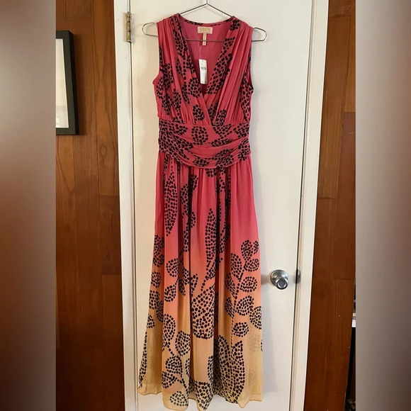 Anthropologie Verb by Pallavi Singhee V-Neck Ombre Maxi Dress - Picture 2 of 8